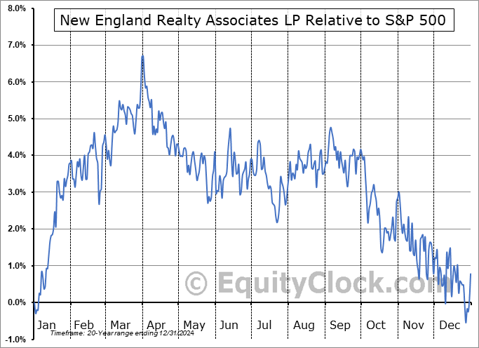 NEN Relative to the S&P 500 NEN Relative to the S&P 500