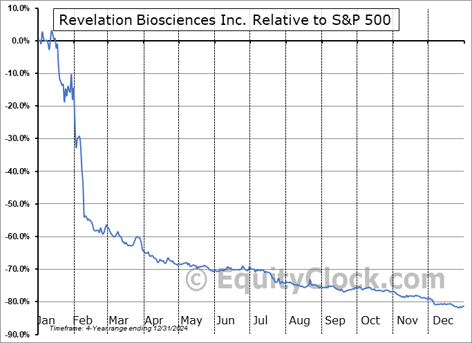 REVB Relative to the S&P 500 REVB Relative to the S&P 500